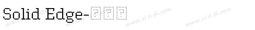 Solid Edge字体转换